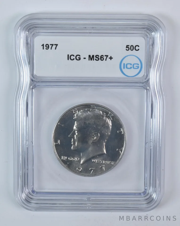 1977 Kennedy Half Dollar MS67+ ICG