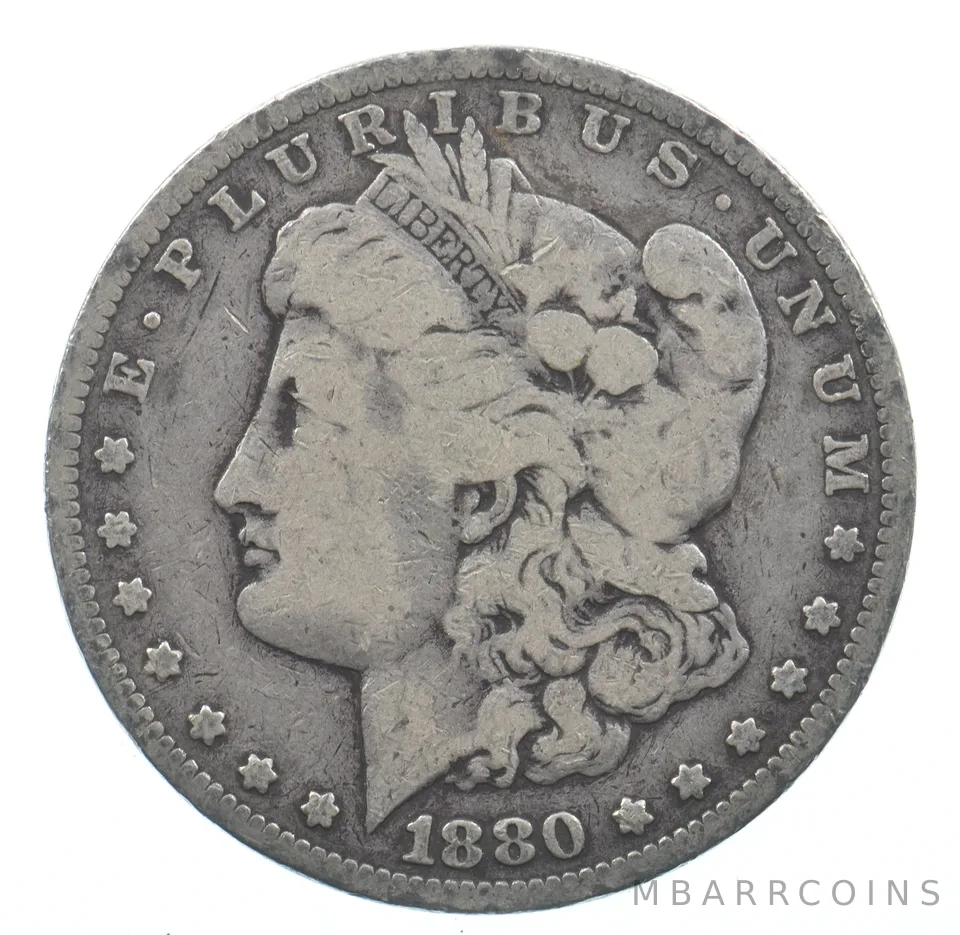 Early - 1880 Morgan Silver Dollar - 90% US Coin *650