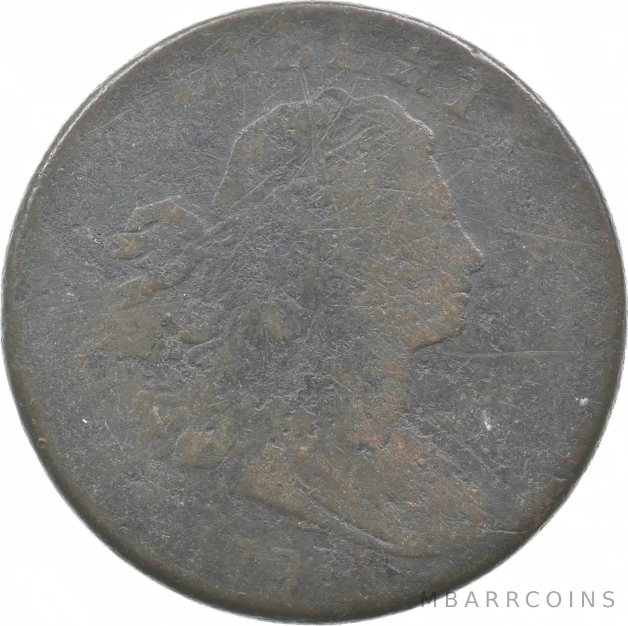1798 Draped Bust Large Cent S.185 a8435
