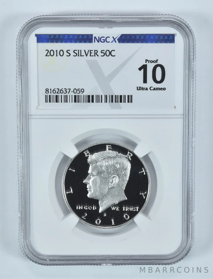 2010-S Kennedy Half Dollar Silver Proof 10 UCAM NGC X NGCX