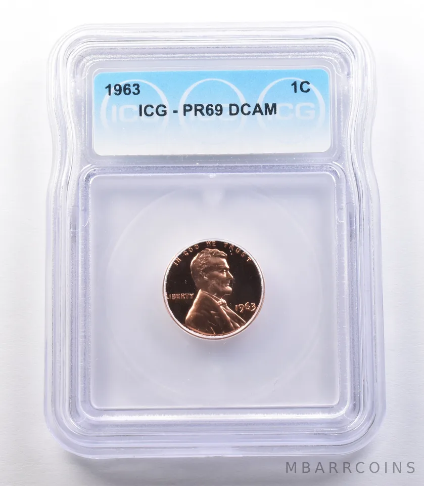 1963 Lincoln Memorial Cent PR69 DCAM ICG *9777