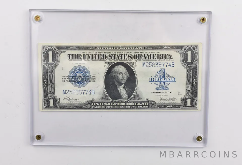 1923 $1 United States Silver Certificate a7336
