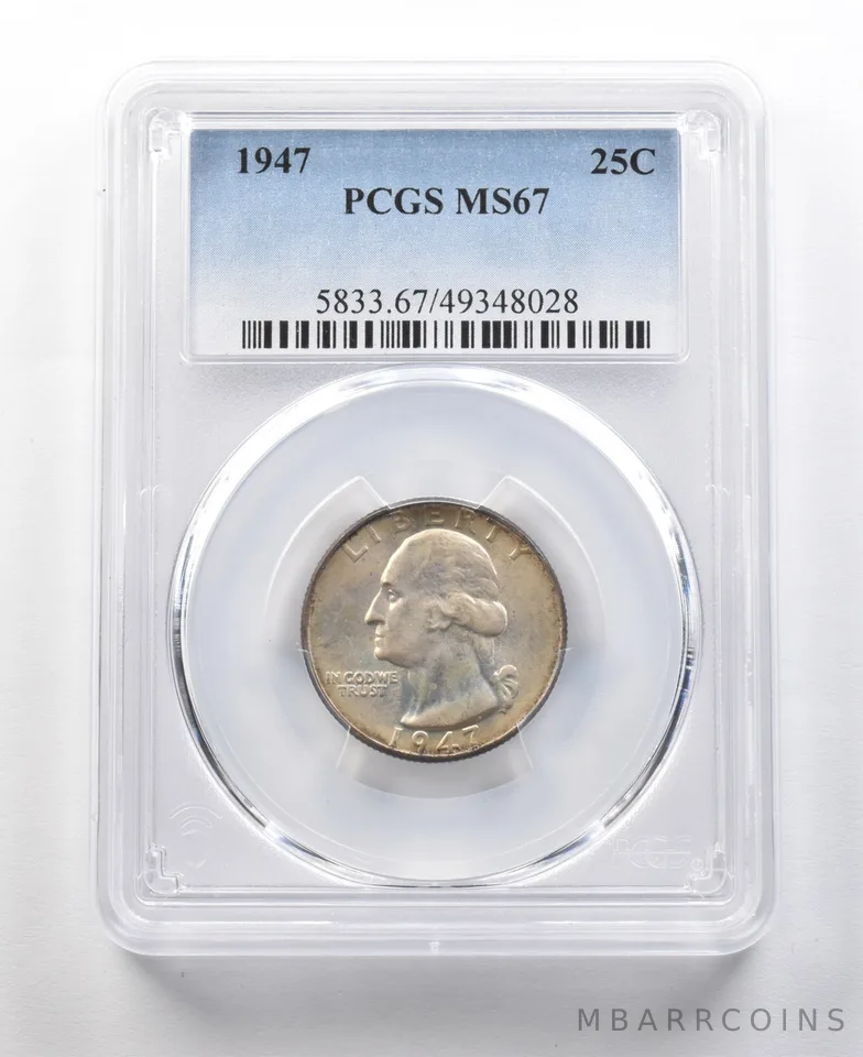 1947 Washington Quarter MS67 PCGS *0355
