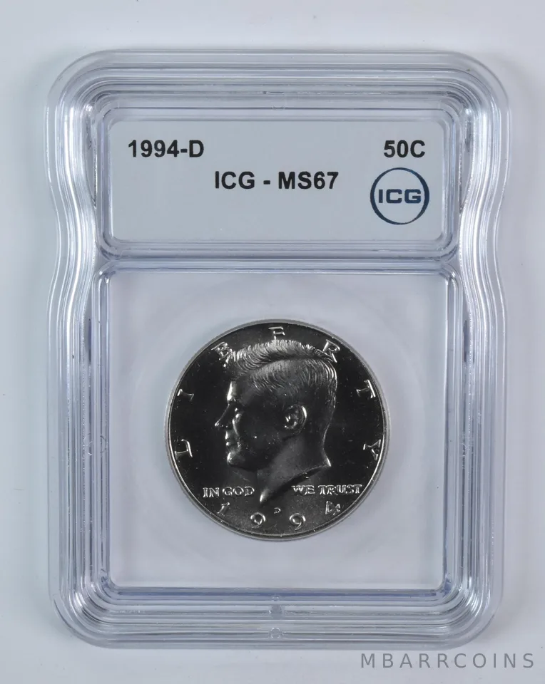 1994-D Kennedy Half Dollar MS67 ICG