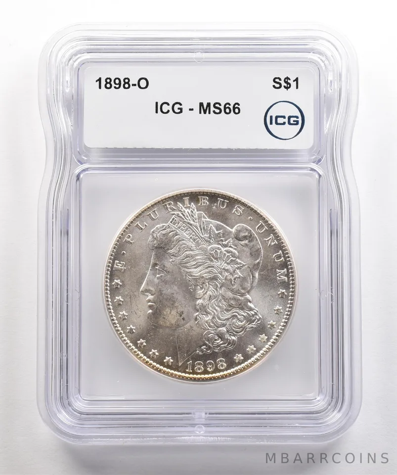 1898-O Morgan Silver Dollar MS66 ICG a5375