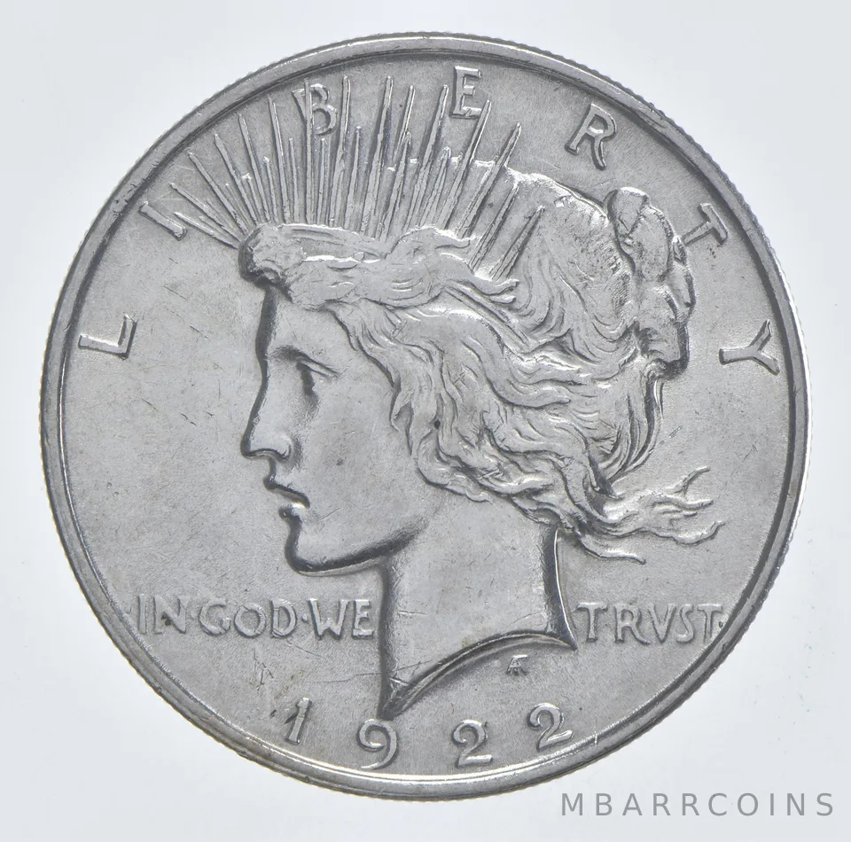 1922 Peace Silver Dollar Estate Coin Collection *232