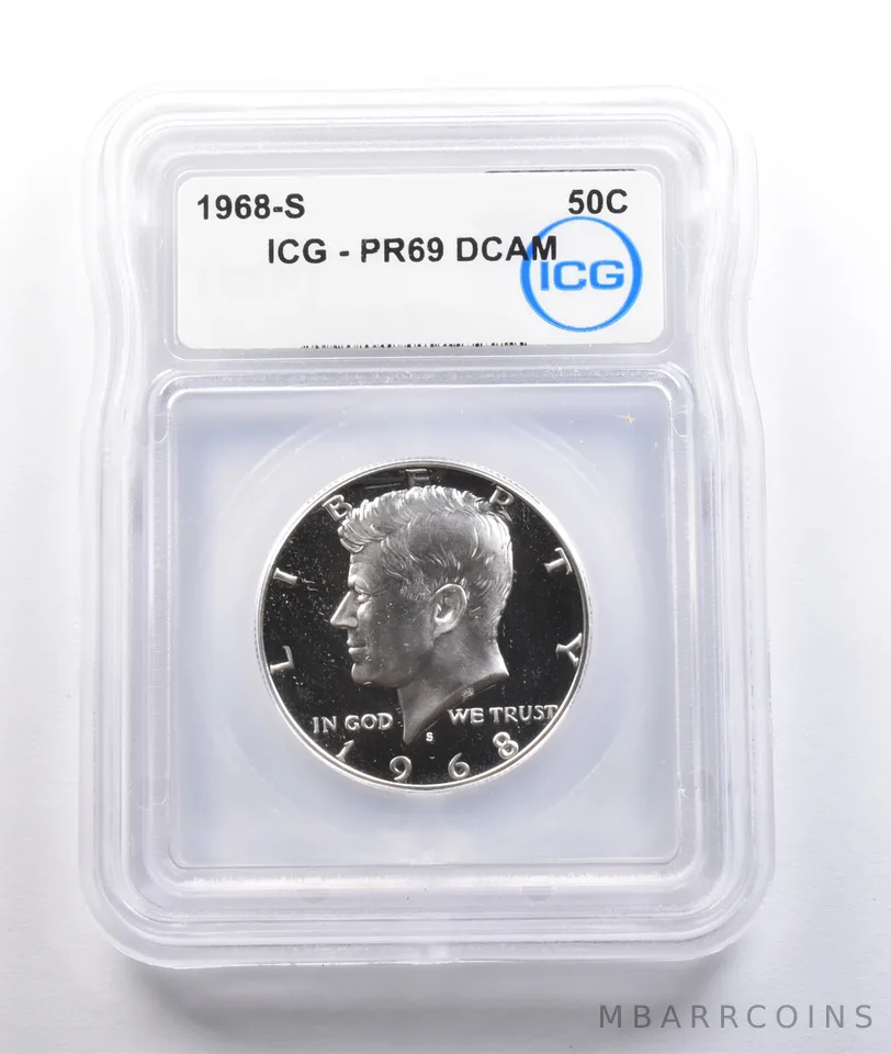 1968-S Kennedy Half Dollar PR69 DCAM ICG *6755