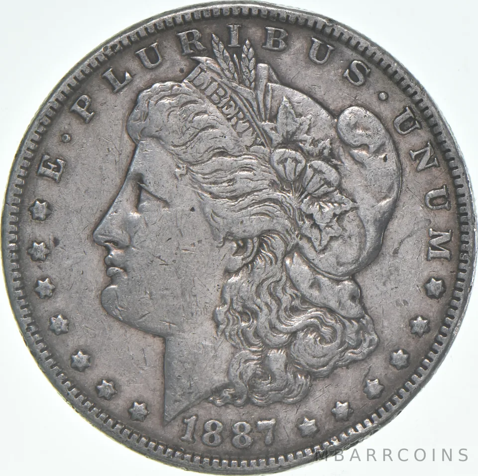 VG/F 1887 (P) Morgan Silver Dollar (1 coin)