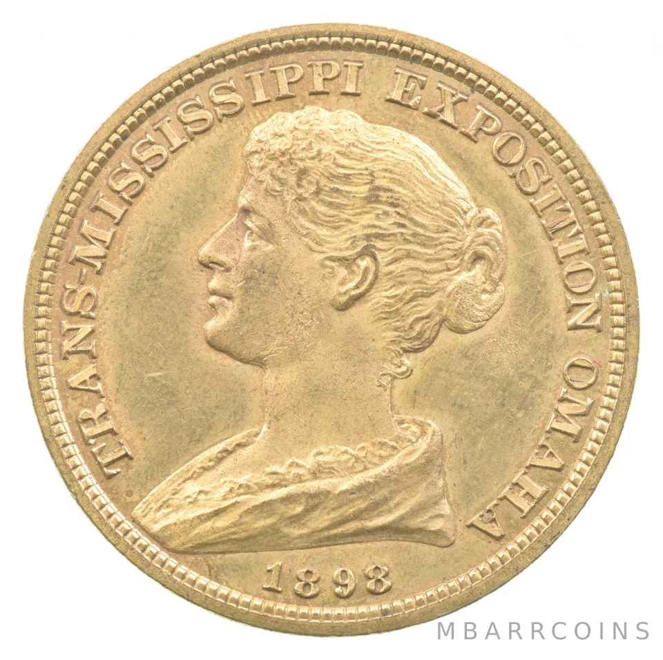 1898 Trans-Mississippi Exposition Omaha So-Called Dollar *3747