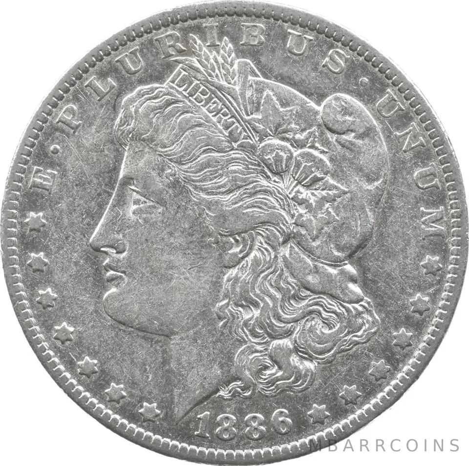 1886-O Morgan Silver Dollar a7361