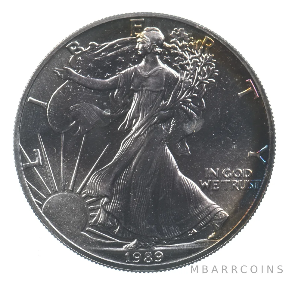 Better Date 1989 American Silver Eagle 1 Troy Oz .999 Fine Silver *633