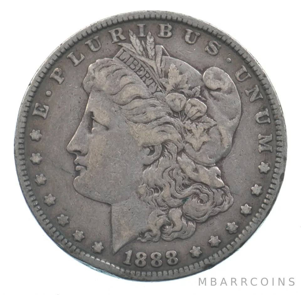 Early - 1888 Morgan Silver Dollar - 90% US Coin *486