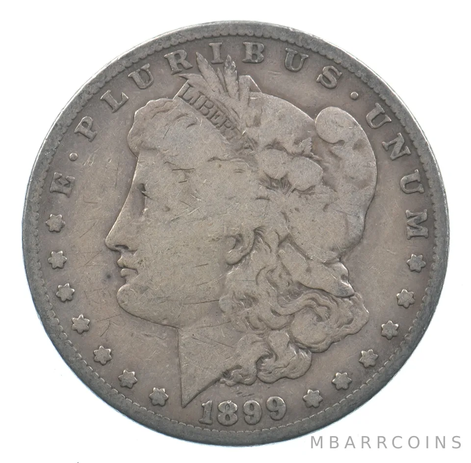Early - 1899-S Morgan Silver Dollar - 90% US Coin *538