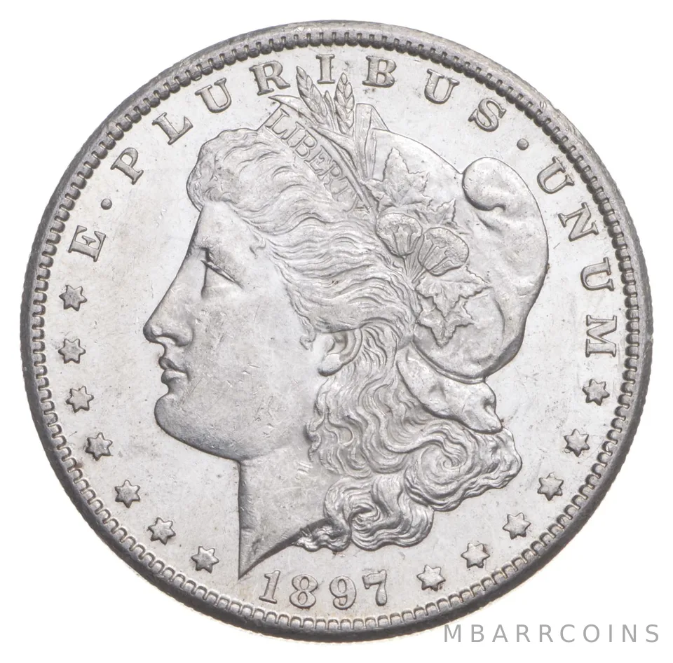 1897-S Morgan Silver Dollar a2713
