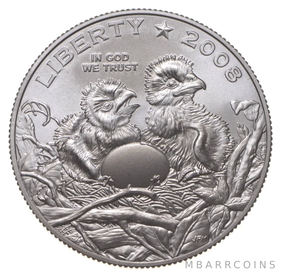 2008 Unc Bald Eagle Commemorative Half Dollar