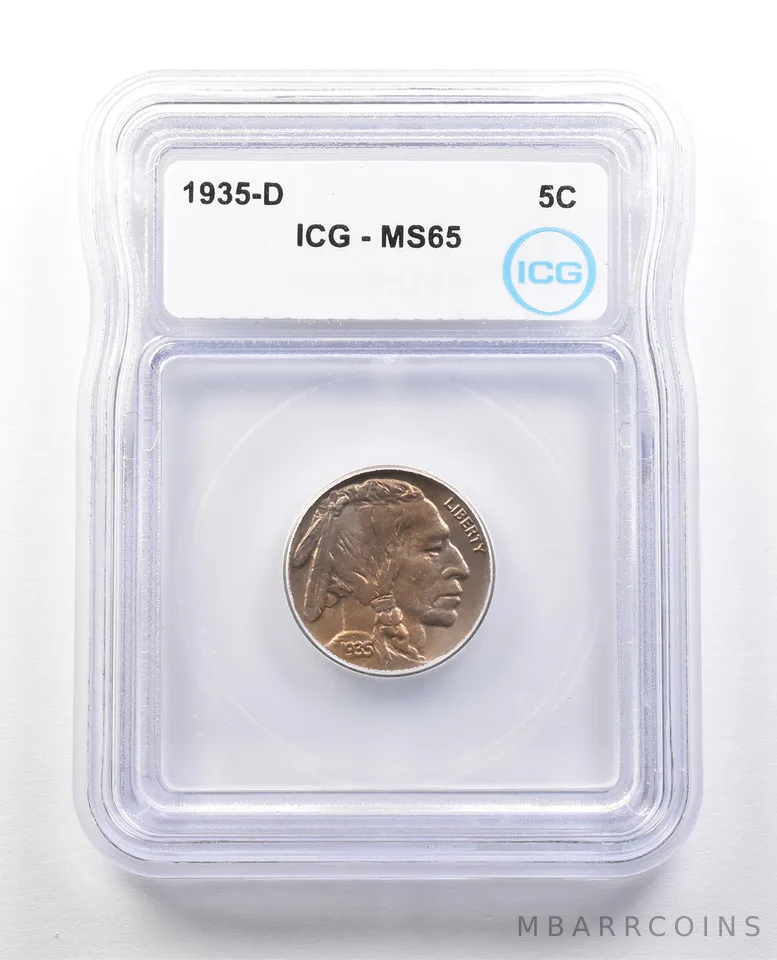 1935-D Indian Head Buffalo Nickel MS65 ICG *1429