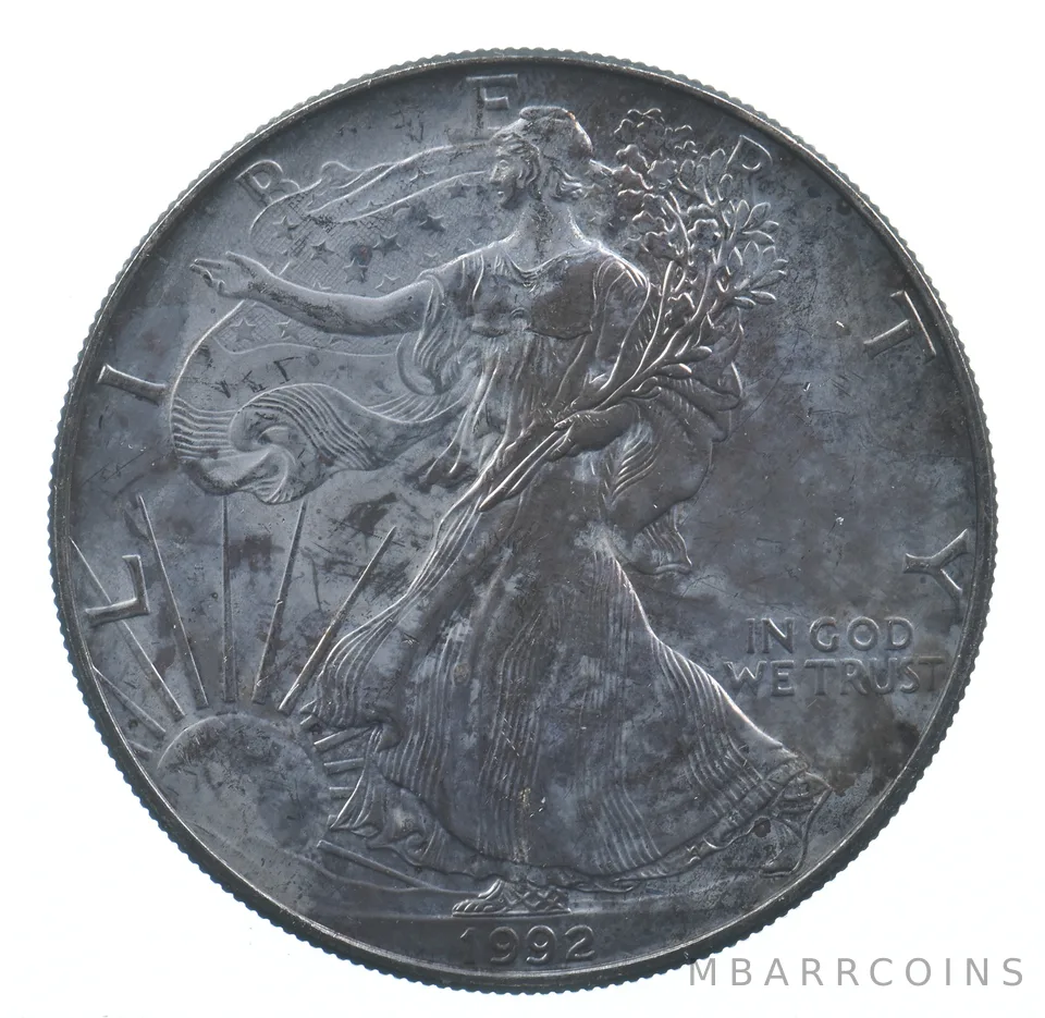 Better Date 1992 American Silver Eagle 1 Troy Oz .999 Fine Silver *651