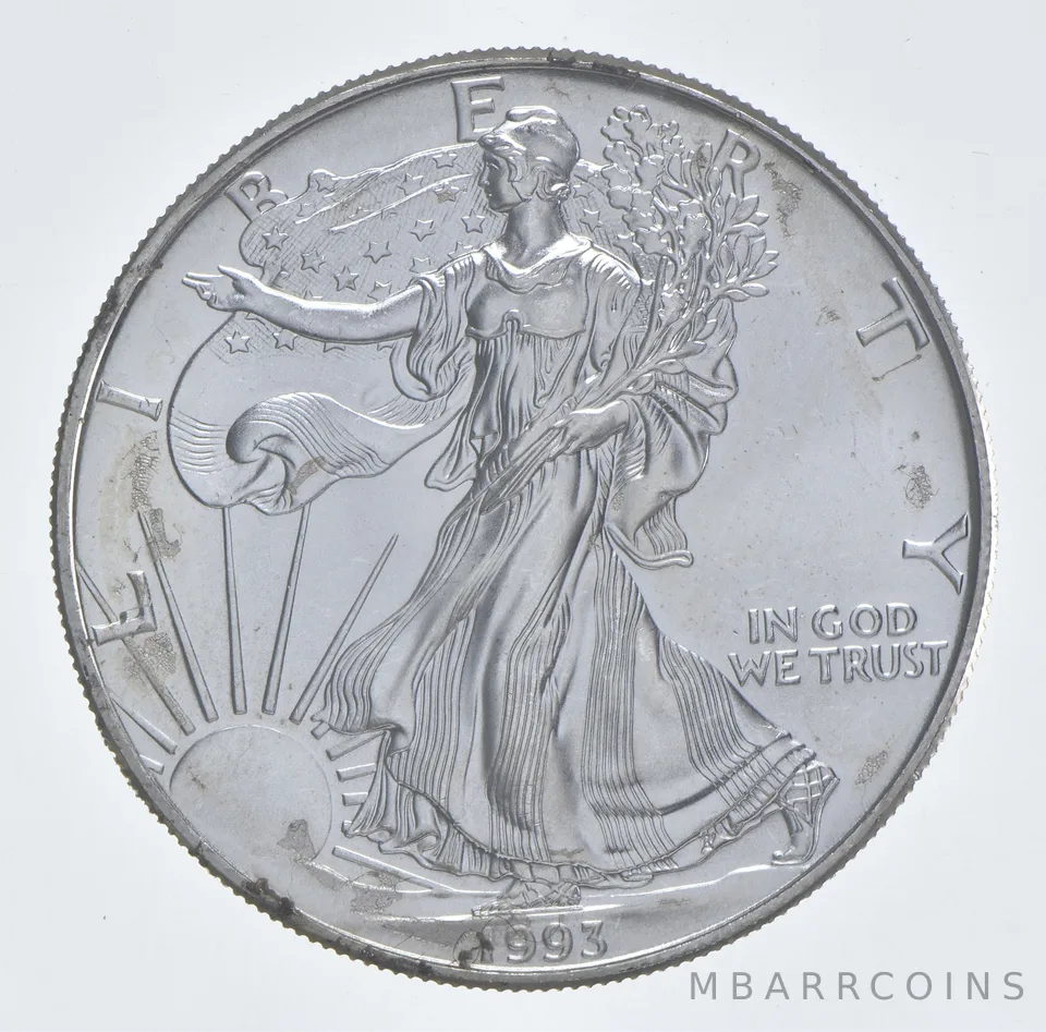 Better Date 1993 American Silver Eagle 1 Troy Oz .999 Fine Silver *061