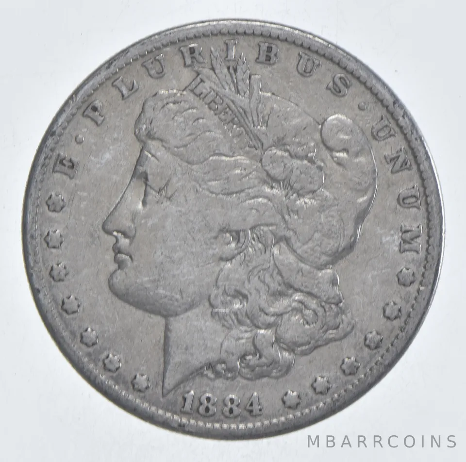 Early - 1884 Morgan Silver Dollar - 90% US Coin *137
