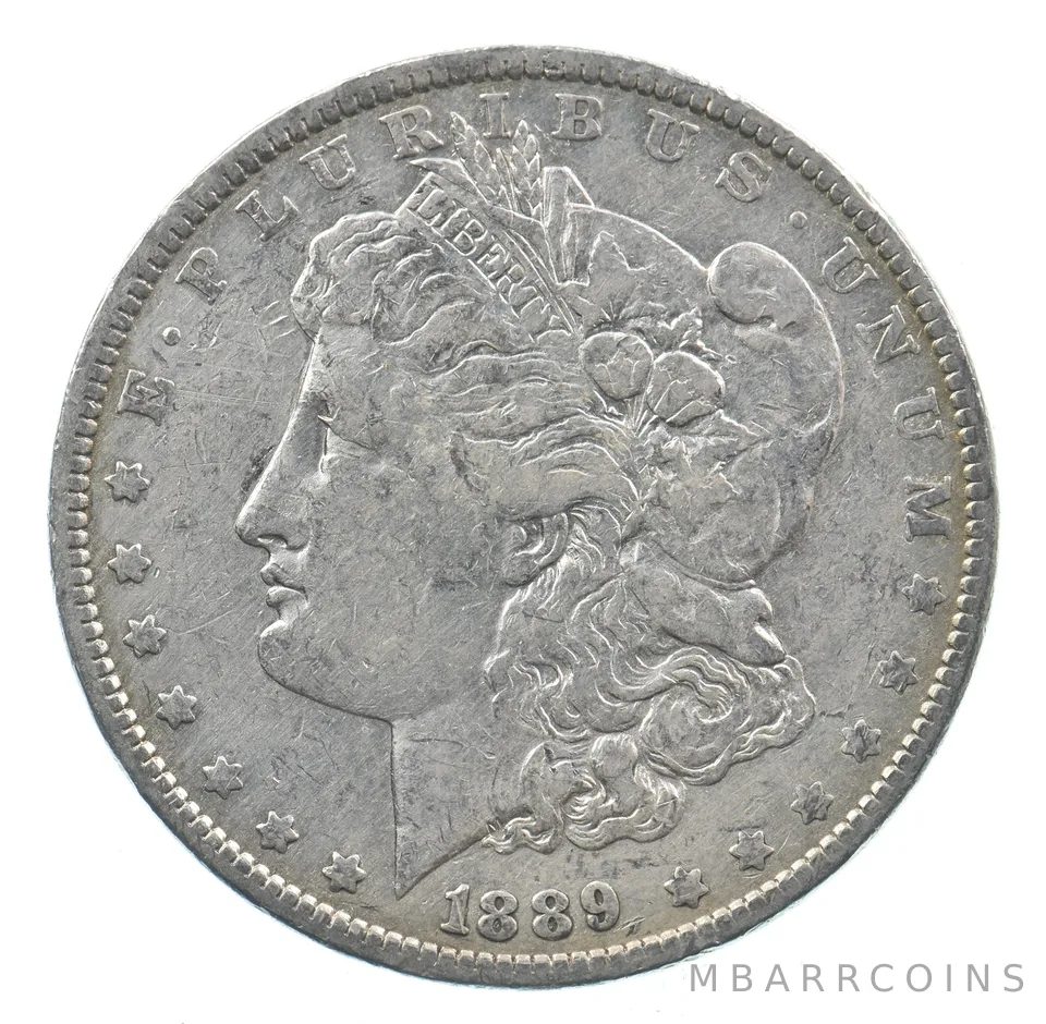 Early - 1889 Morgan Silver Dollar - 90% US Coin *823