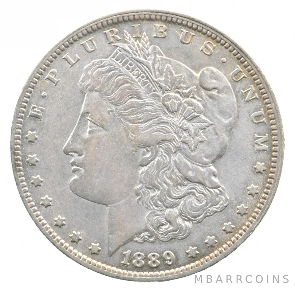 1889-O Morgan Silver Dollar Doubled Date *7561