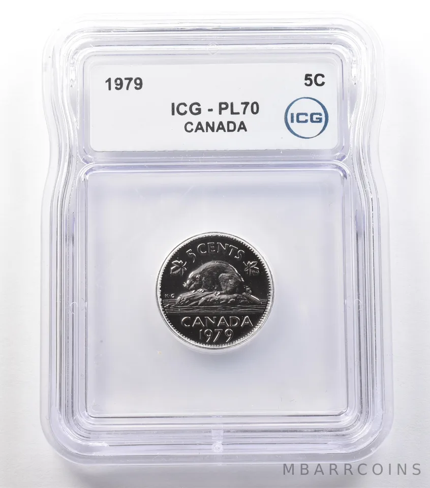 1979 Canada 5 Cent Beaver PL70 ICG *2443