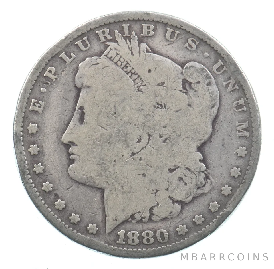 Early - 1880 Morgan Silver Dollar - 90% US Coin *704