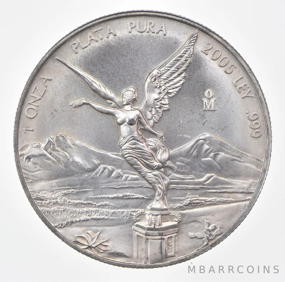 2005-Mo Mexico 1 Onza Silver Libertad *0573