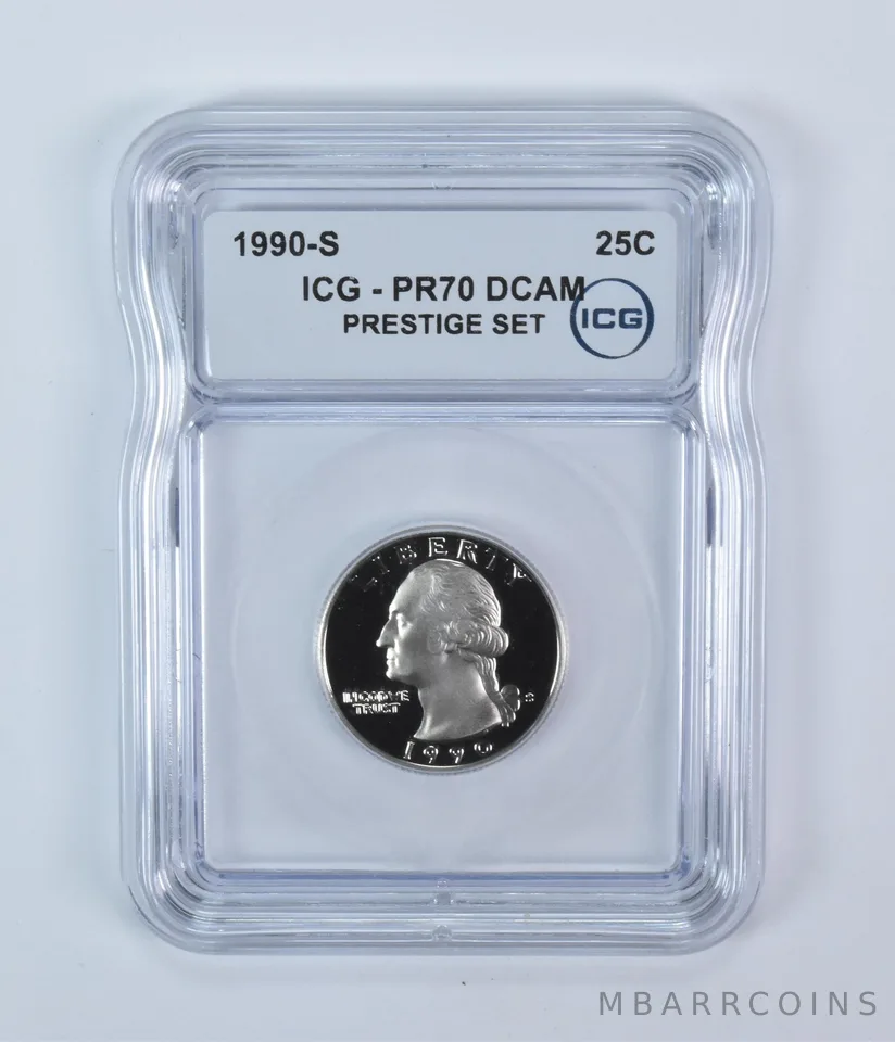 1990-S Washington Quarter Prestige Set PR70 DCAM ICG