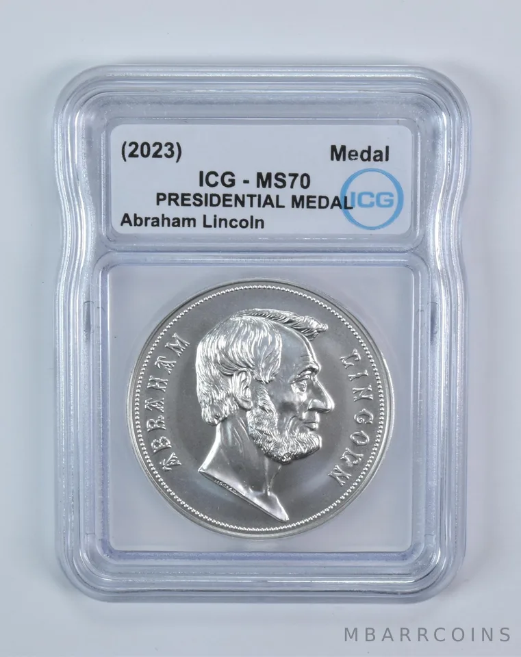 (2023) Abraham Lincoln Presidential Medal MS70 ICG