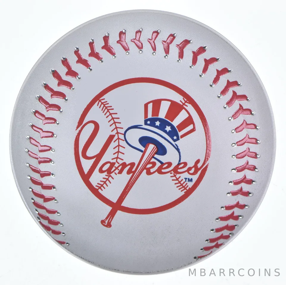 2025 Niue 2 Dollars MLB Yankees Colorized 1 Oz Silver