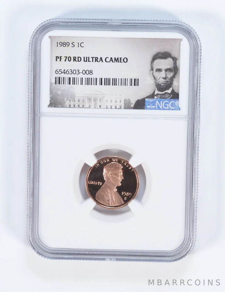 1989-S Lincoln Memorial Cent PF70 RD NGC Special Lbl