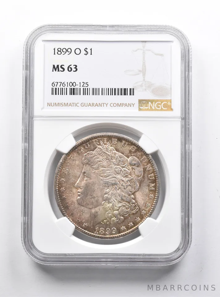 MS63 1899-O Morgan Silver Dollar NGC *1214