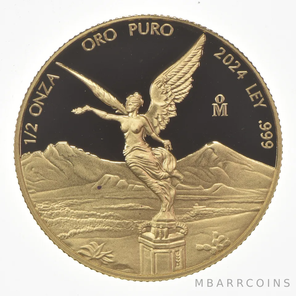 2024 Mo Mexico 1/2 Onza Gold Libertad Proof *0553