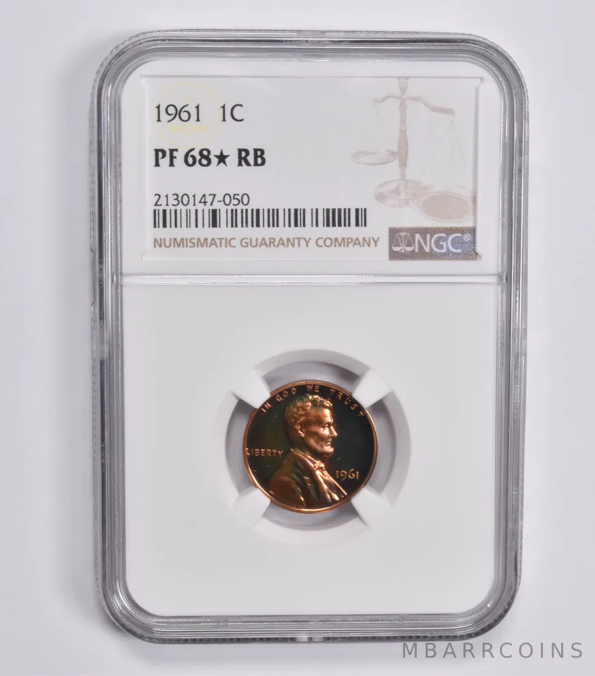 PF68* STAR RB 1961 Lincoln Memorial Cent NGC INSANE Coin *3774