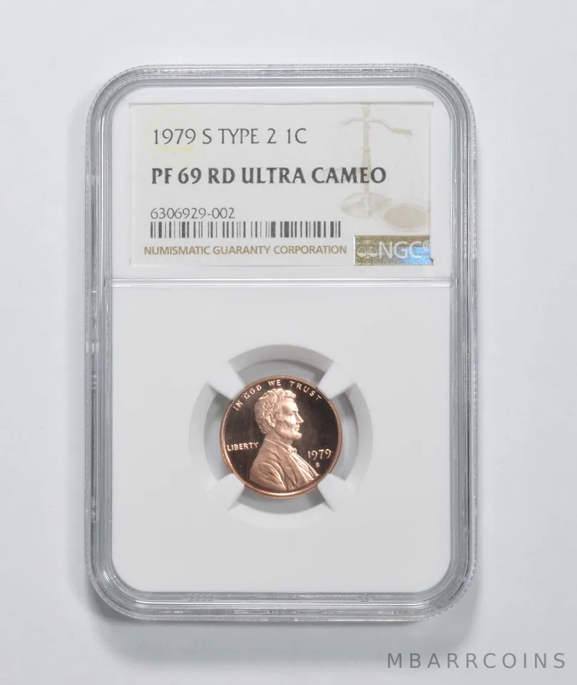 1979-S Lincoln Memorial Cent Type 2 PF69 UCam NGC