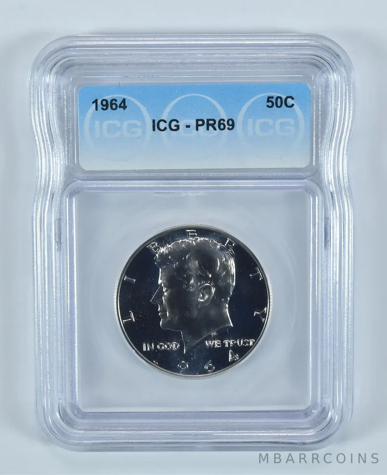1964 Kennedy Half Dollar PR69 ICG