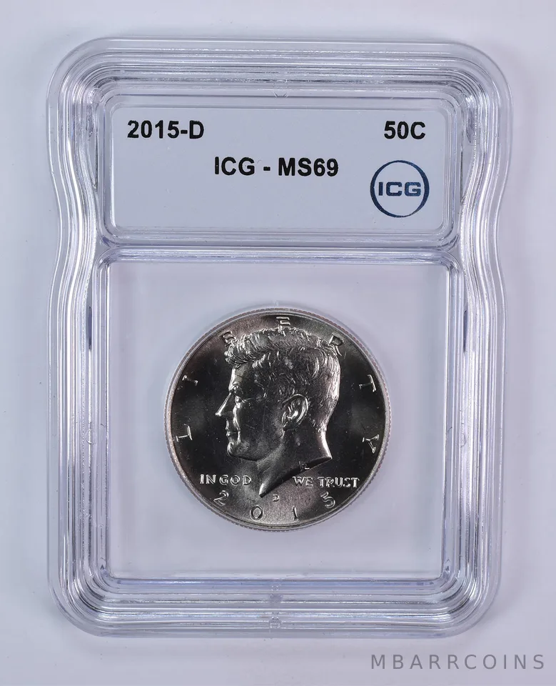 2015-D Kennedy Half Dollar MS69 ICG