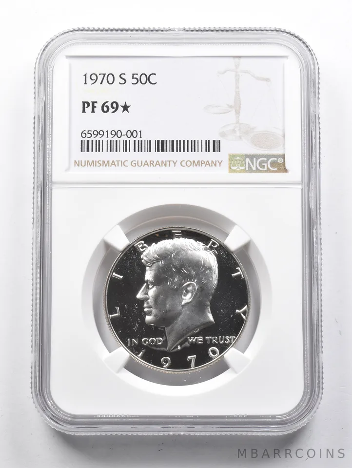 PF69* STAR 1970-S Kennedy Half Dollar NGC a1451