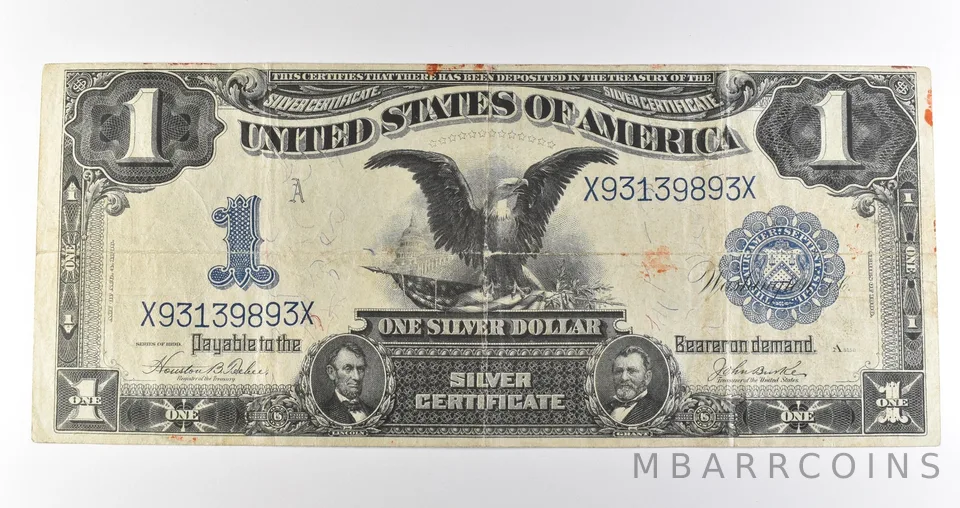 1899 $1 Silver Certificate Large Note Blue Seal *3616