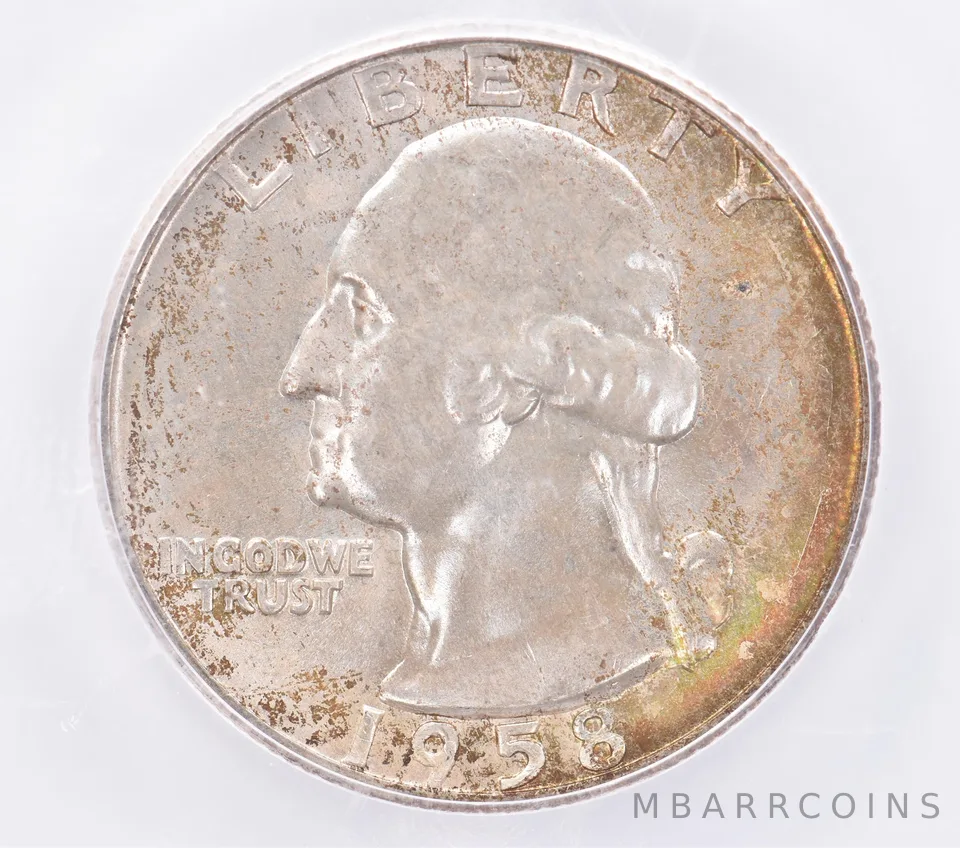 1958-D Washington Quarter MS67 ICG Beautiful Tone *2524