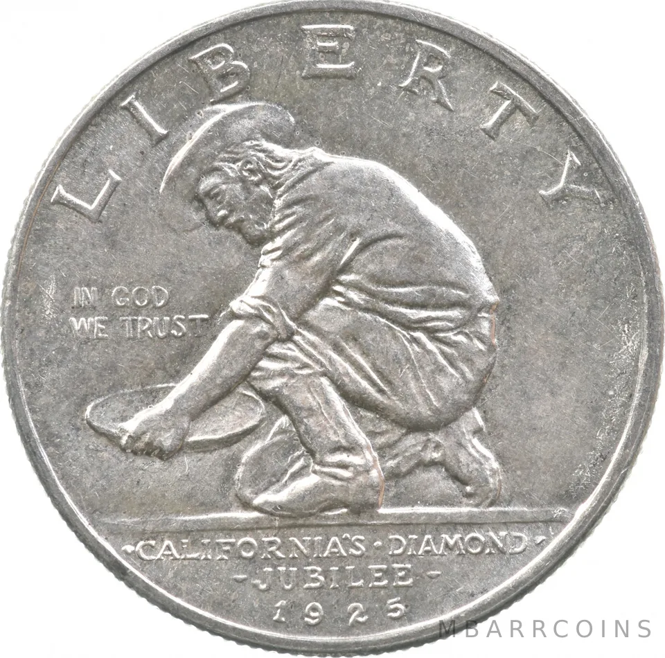 1925 California Commemorative Half Dollar *7344