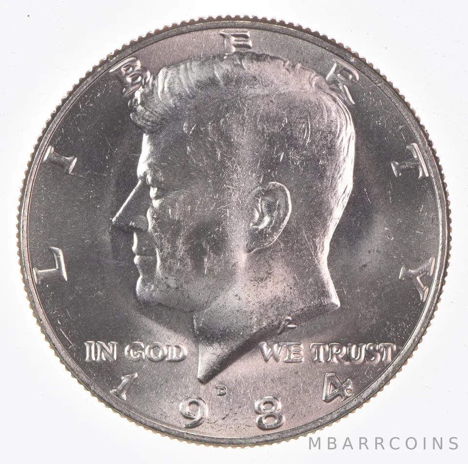 1984-D Kennedy Half Dollar Clad Unc