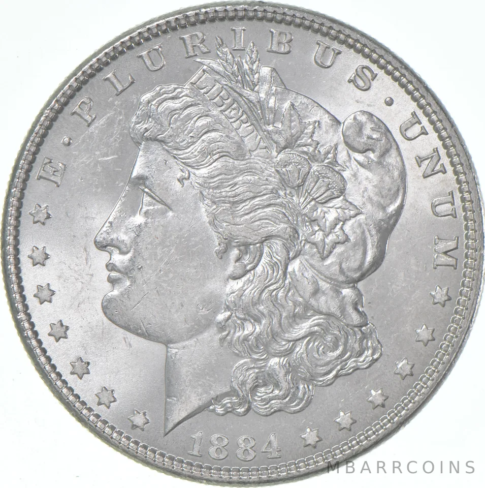 BU/Unc 1884 (P) Morgan Silver Dollar (1 coin)