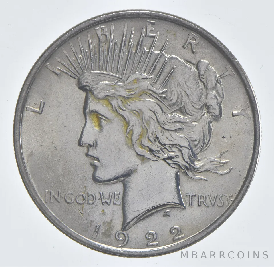 Better - 1922 Peace Silver Dollar - 90% US Coin *667