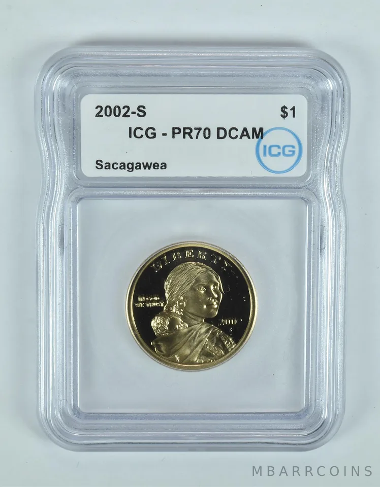 2002-S Sacagawea $1 PR70 DCAM ICG