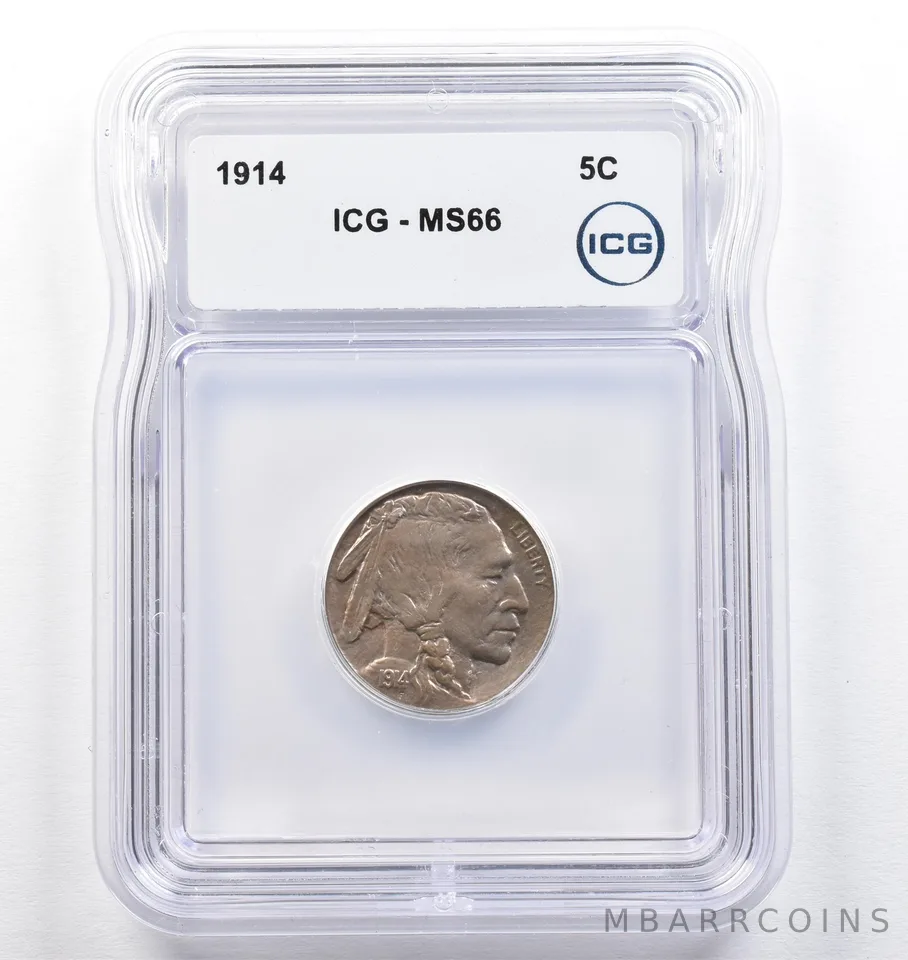1914 Indian Head Buffalo Nickel MS66 ICG *0723