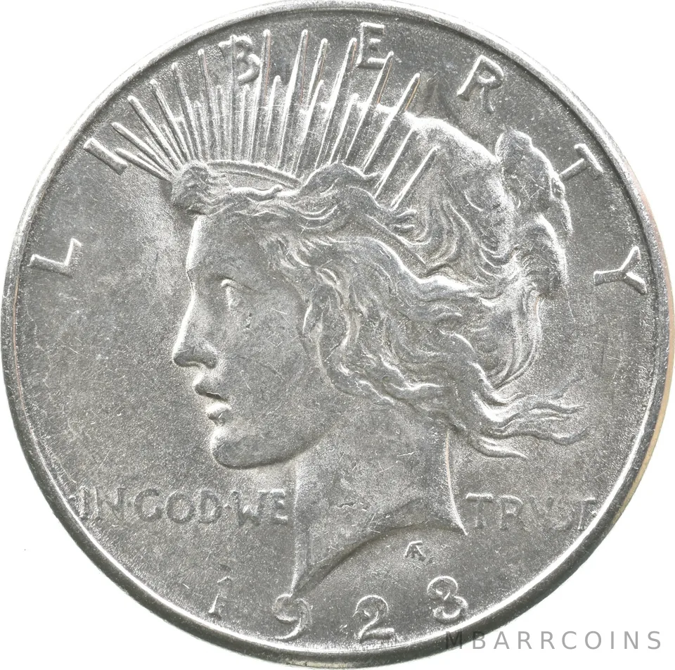1923-S Peace Silver Dollar a8114