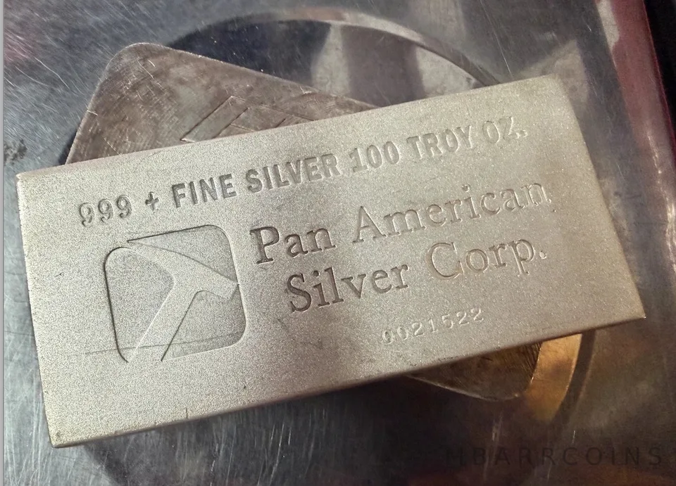 100 Troy Ounce .999 Fine Silver Bar Oz - Assorted Design Secondary