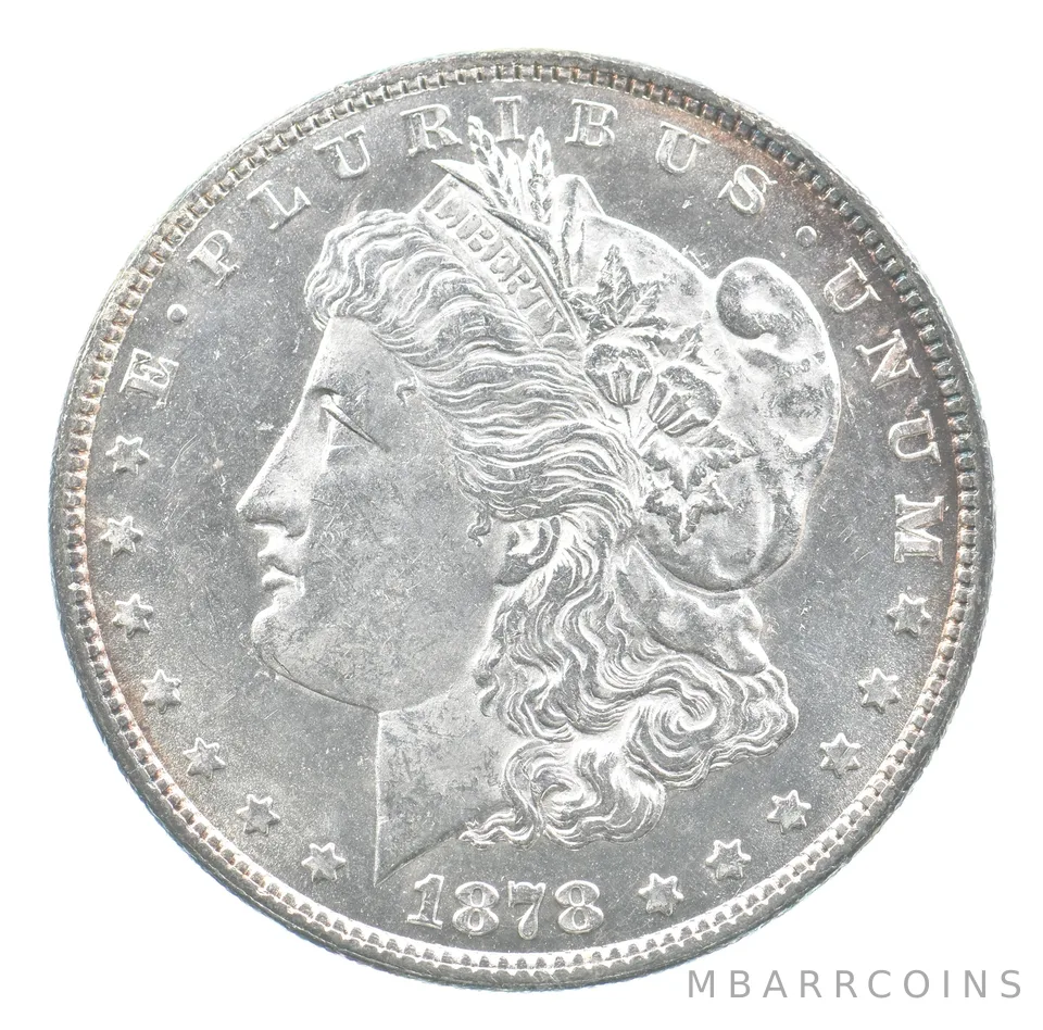1878 Morgan Silver Dollar 7/8 TF *3344